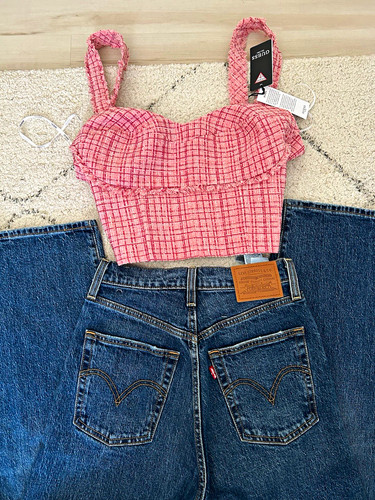 Guess damen bustier - guess, rosa