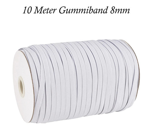 Meter gummiband gummikordel - 10,