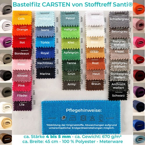 Bastel filz stark - 5, mm