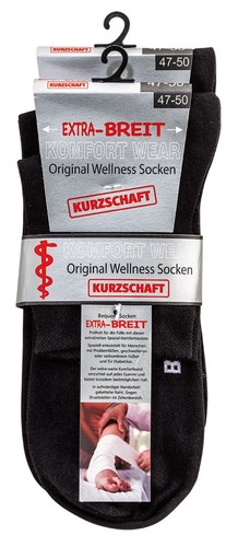 Socken extra breit - &, ohne