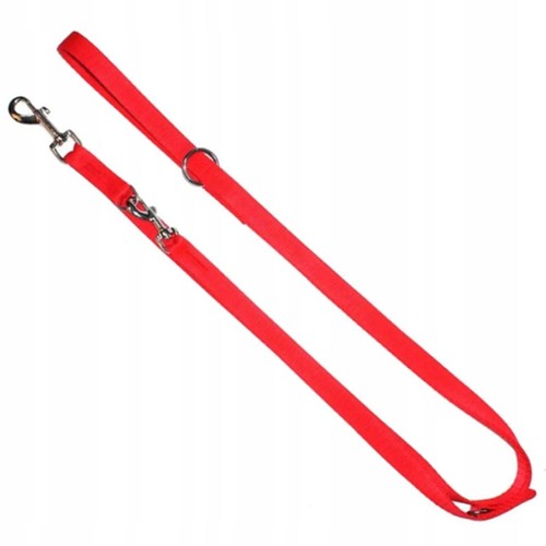 Rote verstellbare hundeleine - rote,